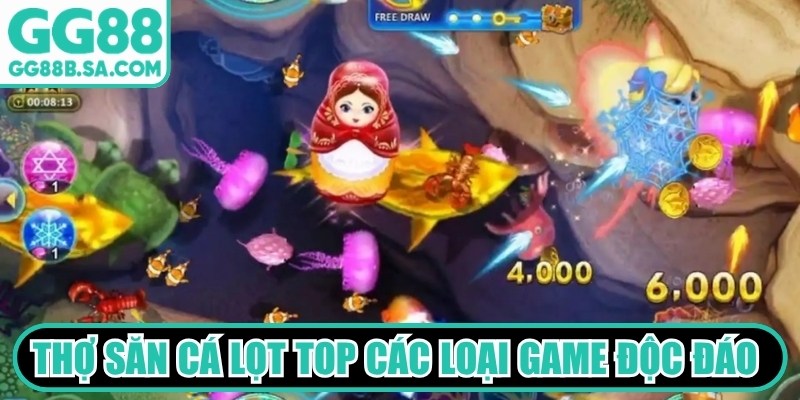 Thợ săn c&aacute; lọt top c&aacute;c loại game bắn c&aacute; GG88 độc đ&aacute;o nhất