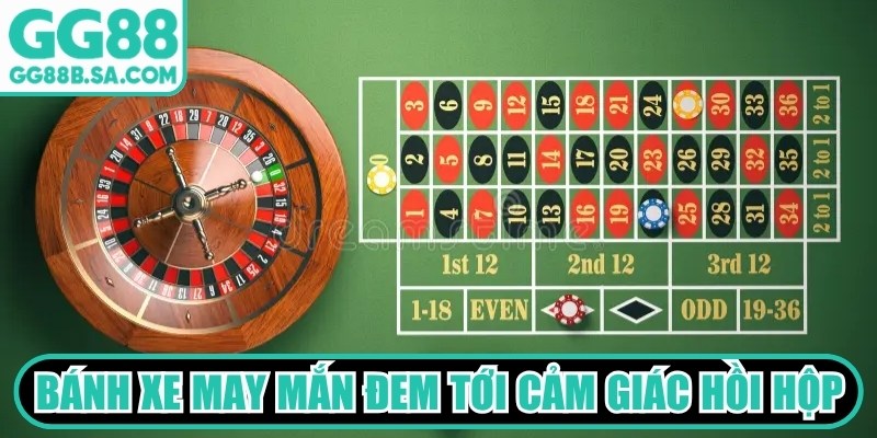 B&aacute;nh xe may mắn (Roulette) đem tới cảm gi&aacute;c hồi hộp to&agrave;n diện