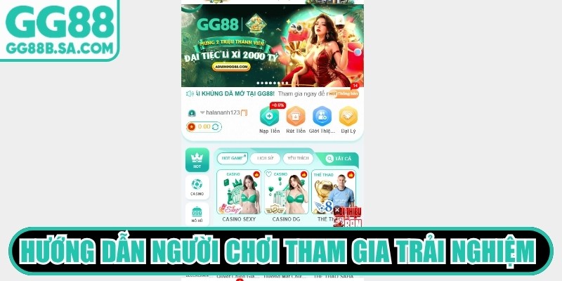 Hướng dẫn người chơi tham gia trải nghiệm an to&agrave;n tại hệ thống GG88