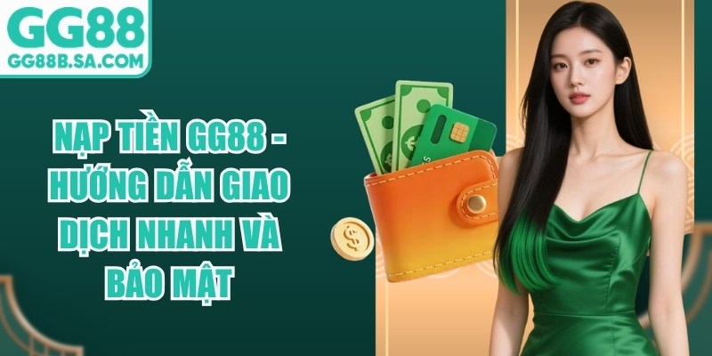 Nạp Tiền GG88 - Hướng Dẫn Giao Dịch Nhanh V&agrave; Bảo Mật